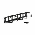 Swe-Tech 3C Rackmount 5X D Ring Cable Manager, 2U FWT61CR-04102